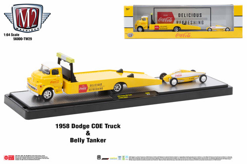 M2 Machines Auto Hauler TW41 1958 Dodge COE Truck 1969 Dodge Dart